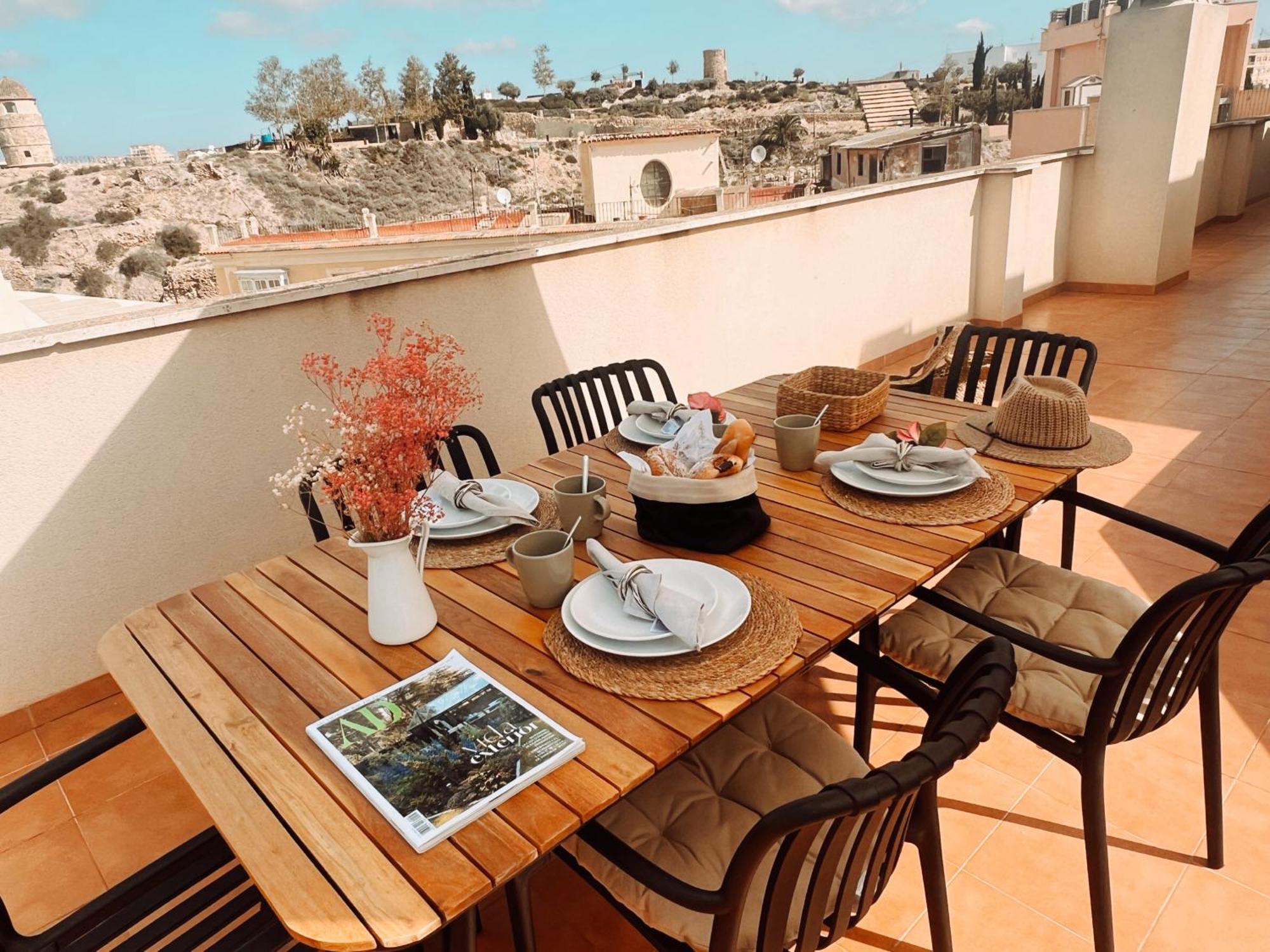 Апартаменти Casa Jara- With A Private Terrace 360 Views In Old Town - Free Parking Картахена Екстер'єр фото